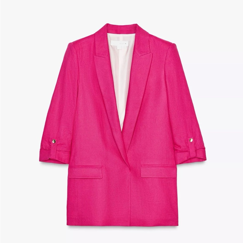 Zara Pink Blazer with Oversized Fit